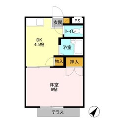 コンフォール大牧の物件間取画像